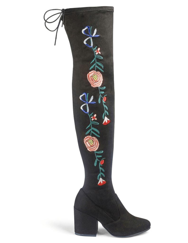 thigh high boots for plus size calves