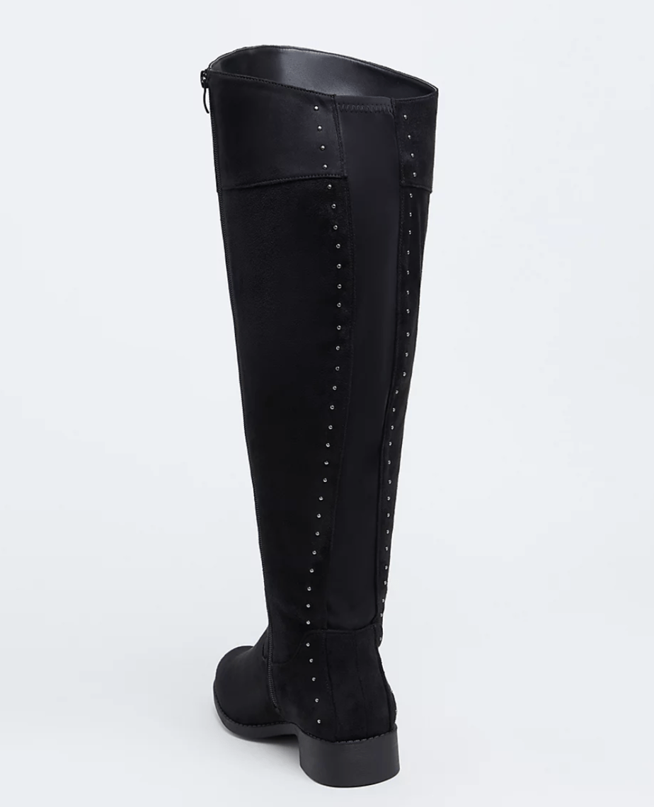 Plus Size Thigh High Wide Calf Boots Ready To Stare 