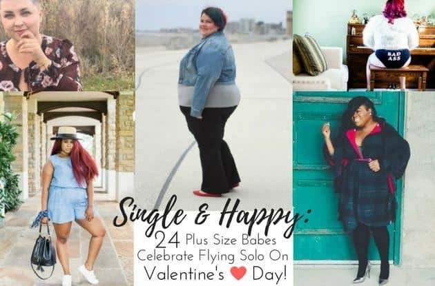 Single & Happy: 24 Plus Size Babes Celebrate Flying Solo Valentine's Day - Ready To Stare