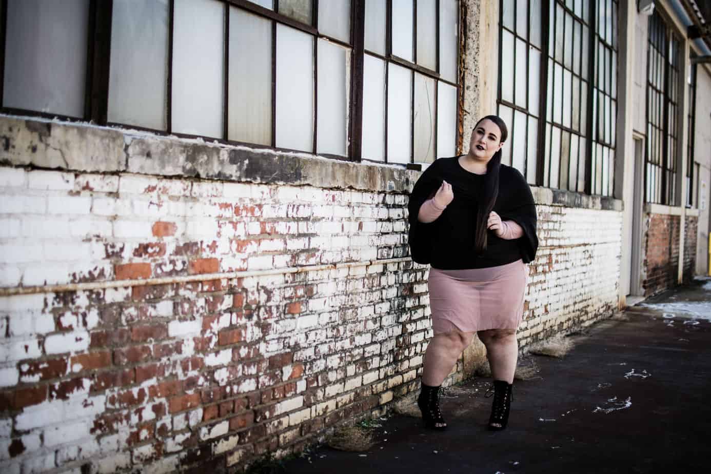 My Print Plus Size Fashion Editorial in SLiNK Magazine
