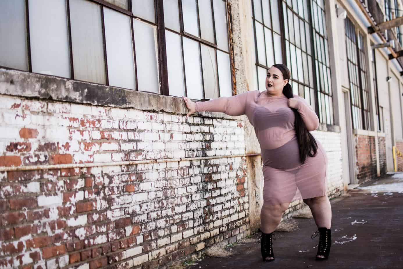 My Print Plus Size Fashion Editorial in SLiNK Magazine