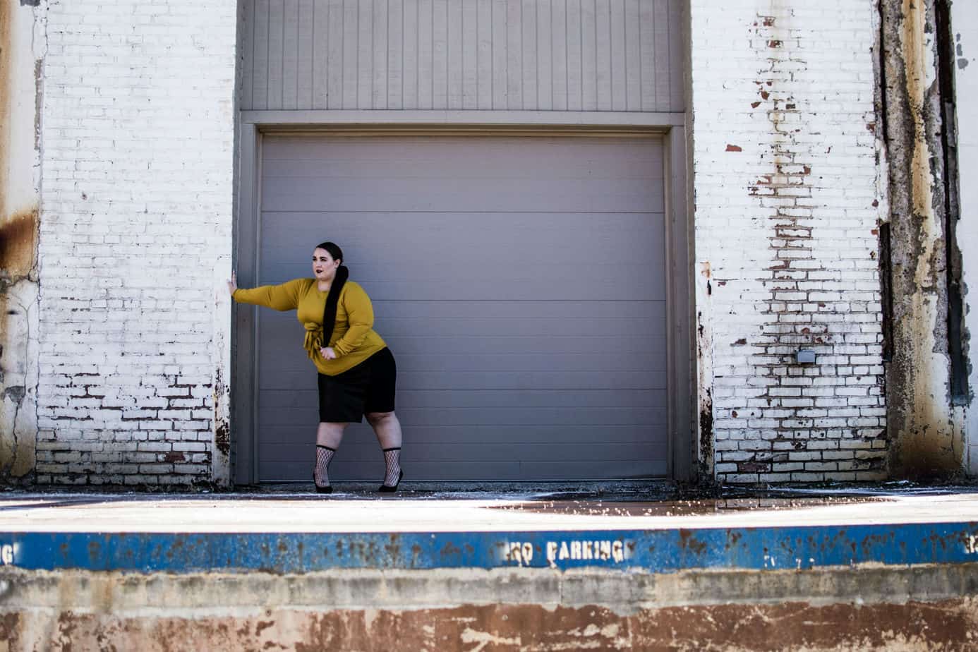 My Print Plus Size Fashion Editorial in SLiNK Magazine