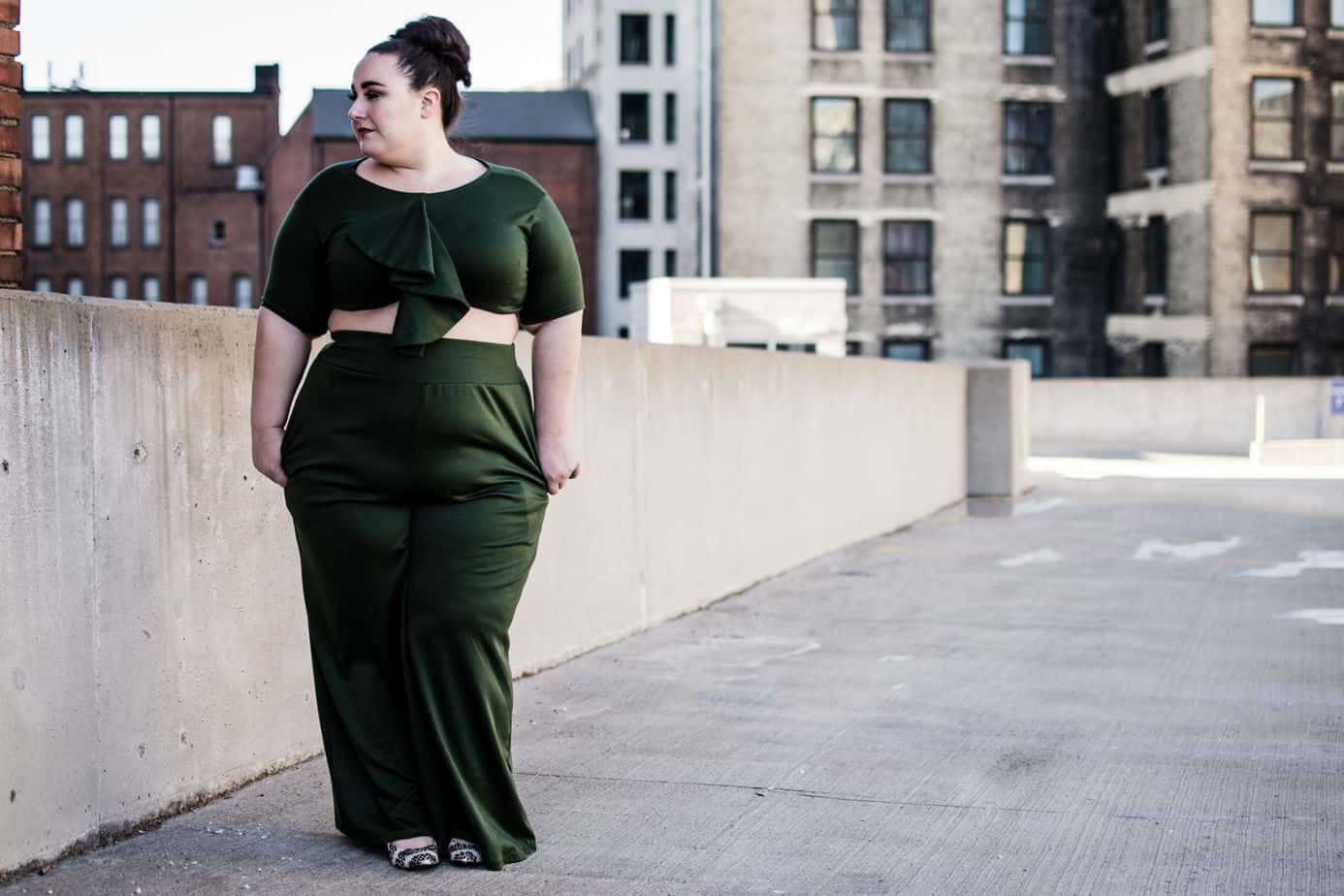 My Print Plus Size Fashion Editorial in SLiNK Magazine