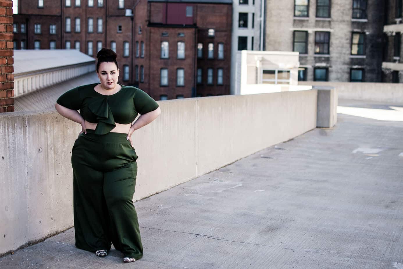 My Print Plus Size Fashion Editorial in SLiNK Magazine