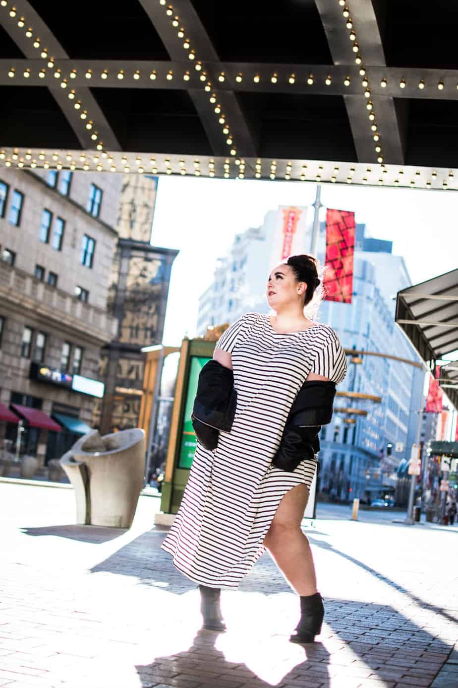 My Print Plus Size Fashion Editorial in SLiNK Magazine