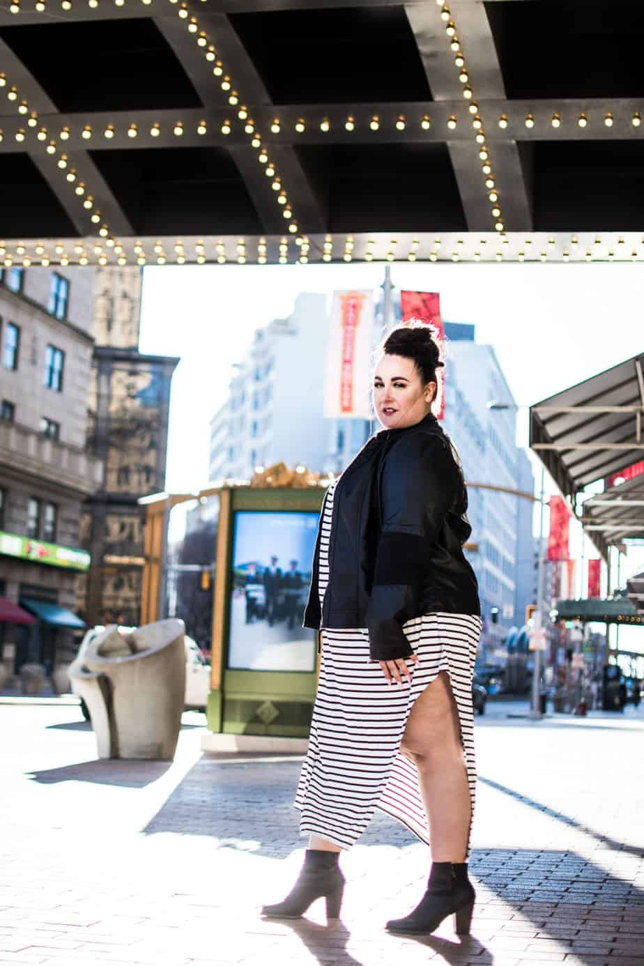 My Print Plus Size Fashion Editorial in SLiNK Magazine