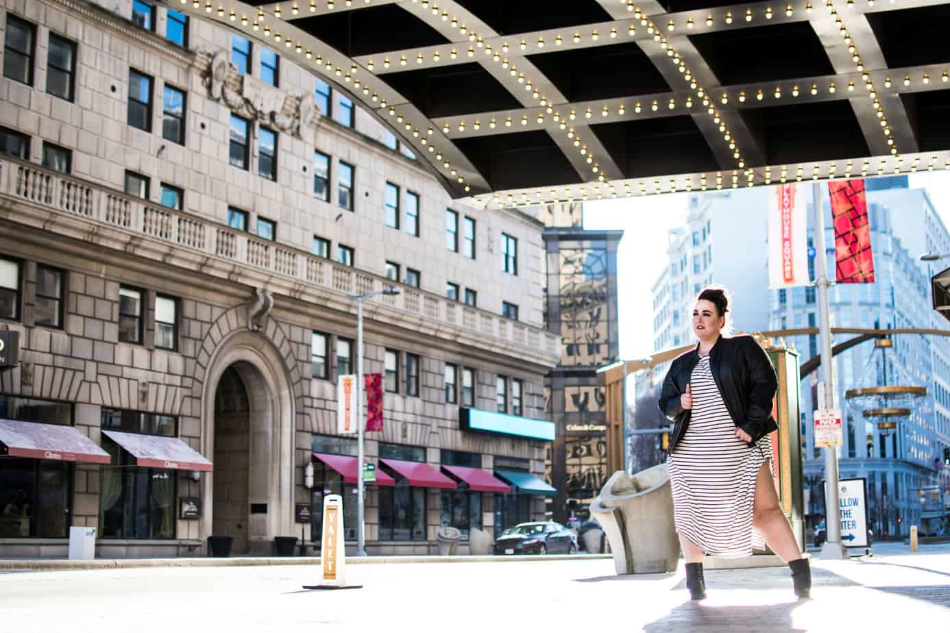 My Print Plus Size Fashion Editorial in SLiNK Magazine