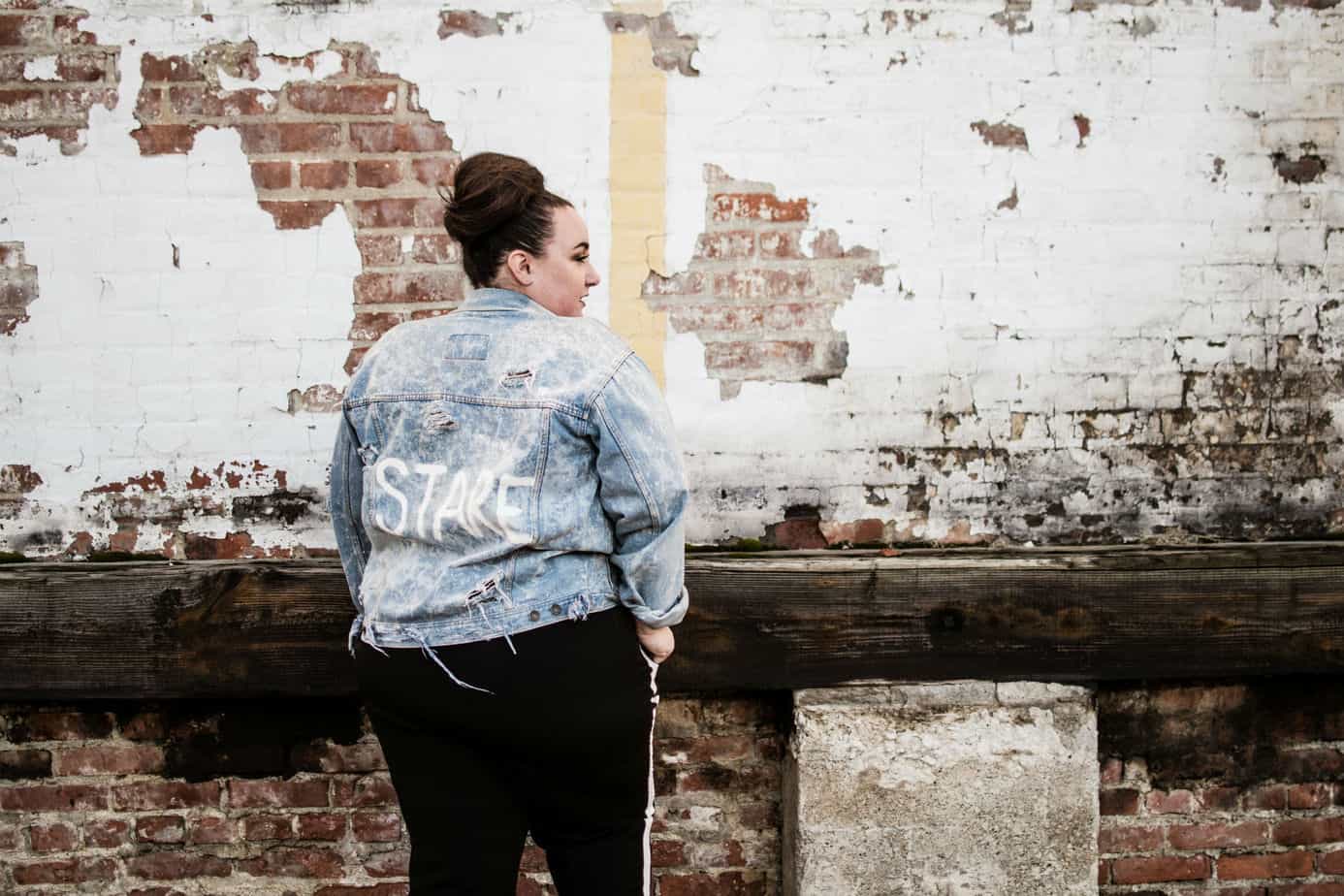 My Print Plus Size Fashion Editorial in SLiNK Magazine