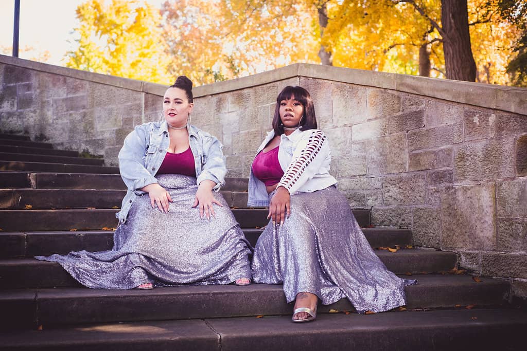 Plus Size Sequin Maxi