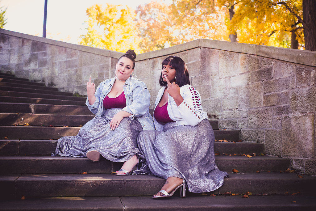 plus size sequin maxi