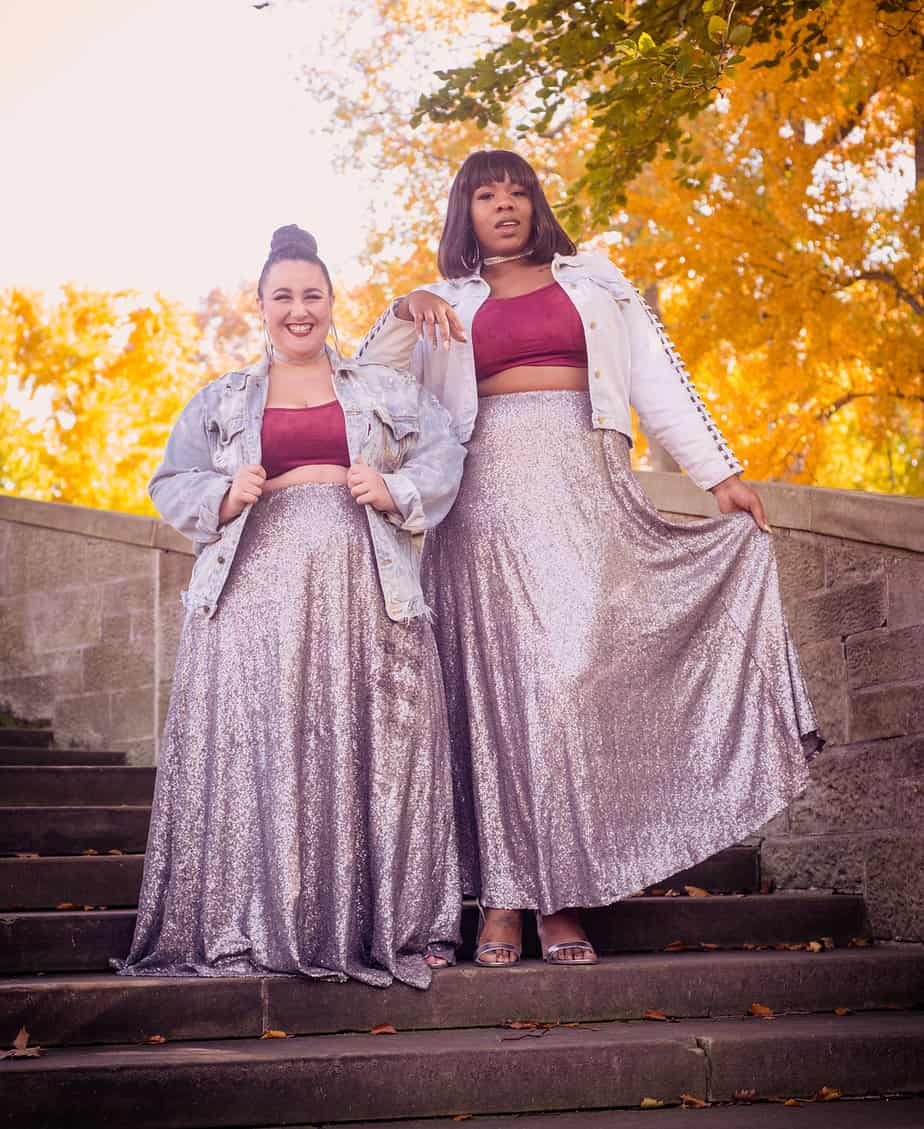 plus size sequin maxi