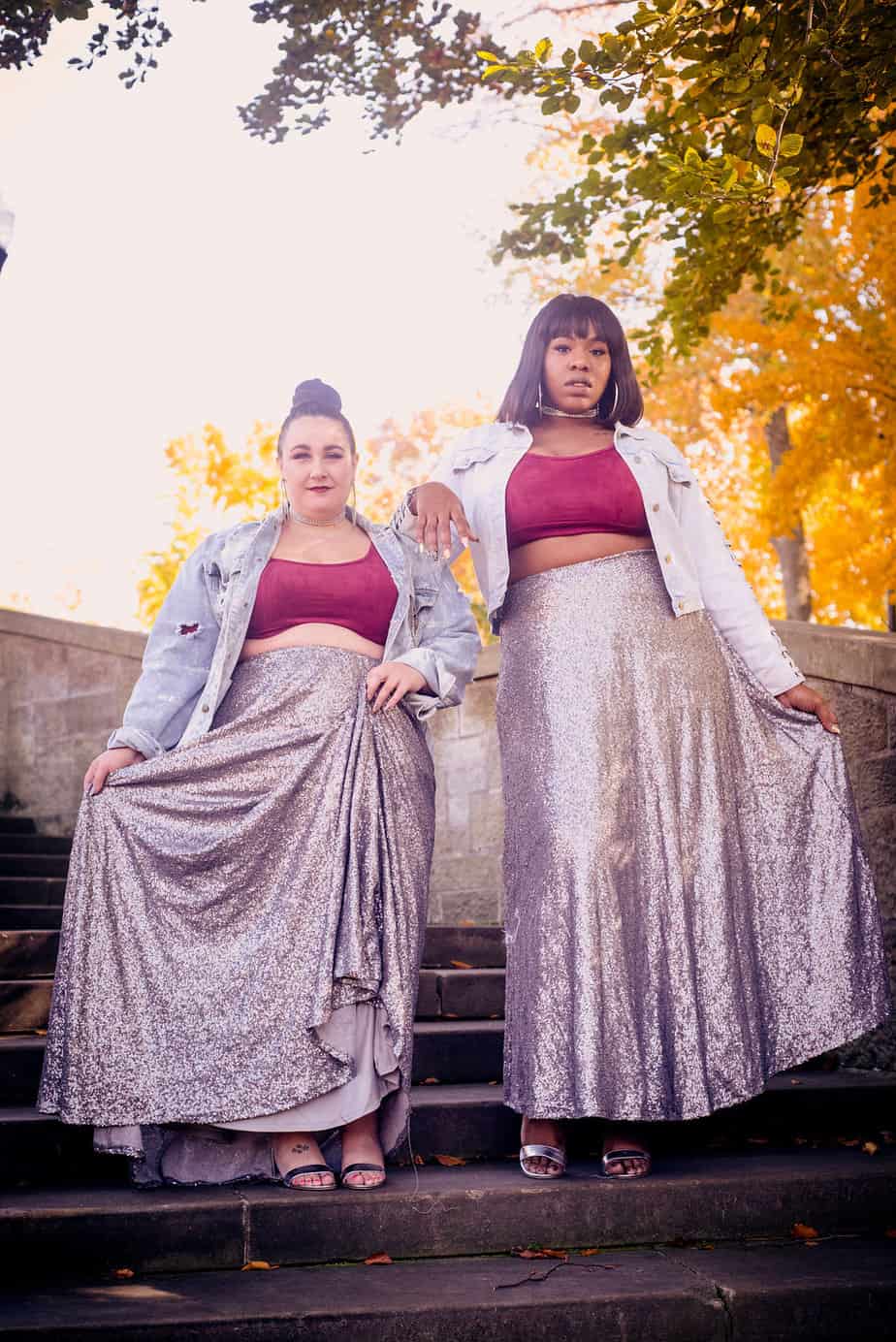 plus size sequin maxi