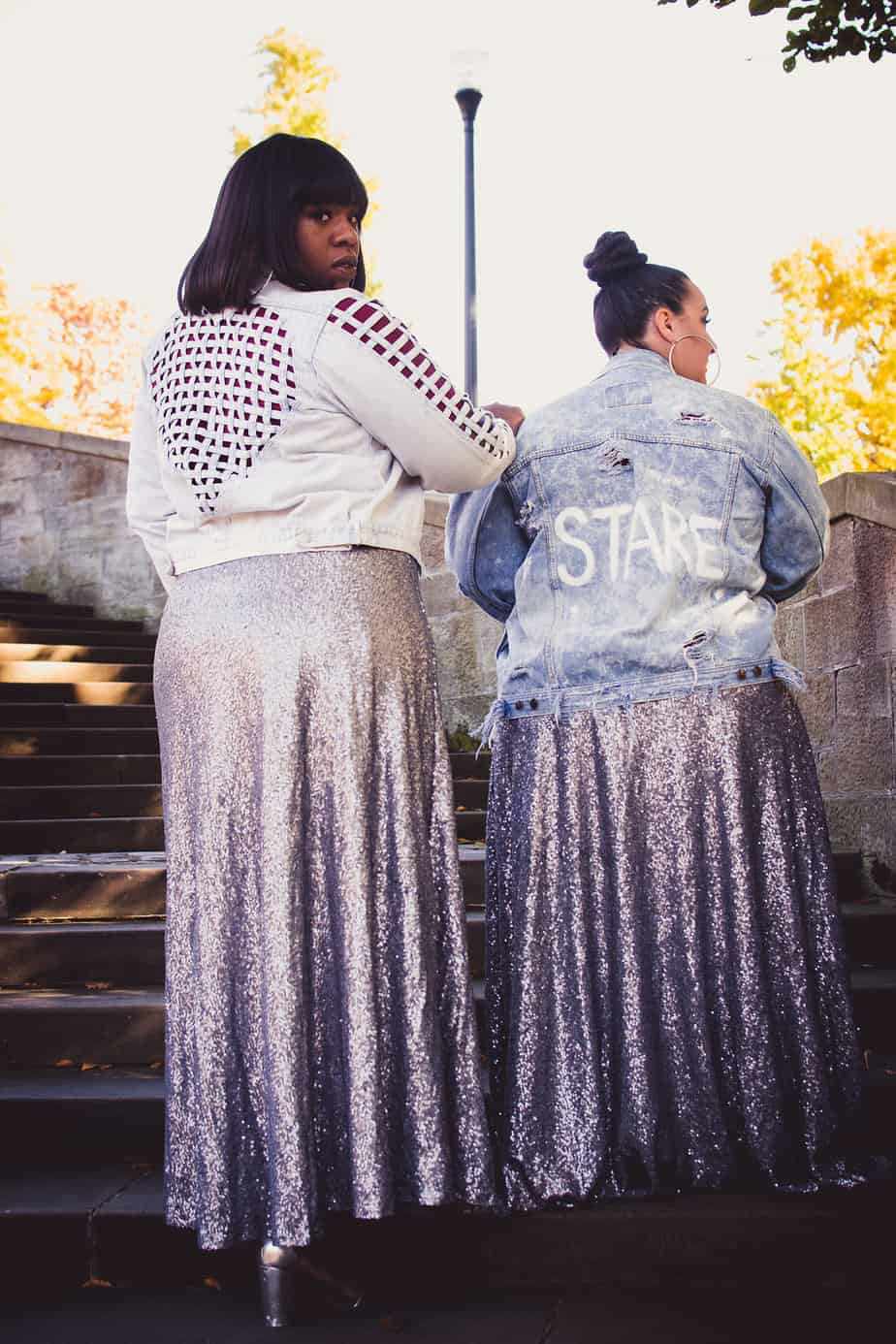 plus size sequin maxi