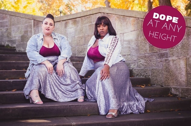 Plus Size Sequin Maxi Skirt 