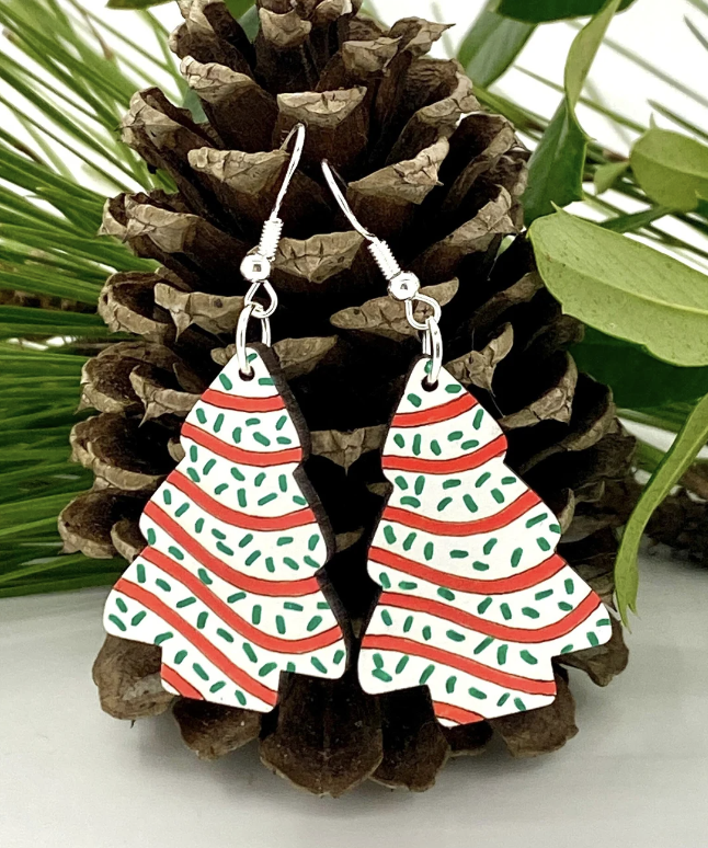 christmas earrings