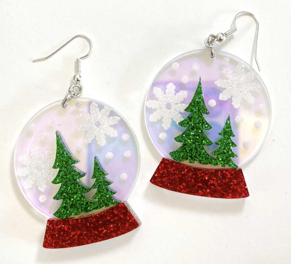 christmas earrings